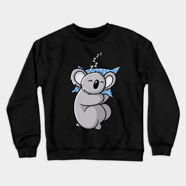 Lazy Koala Bear Crewneck Sweatshirt by underheaven